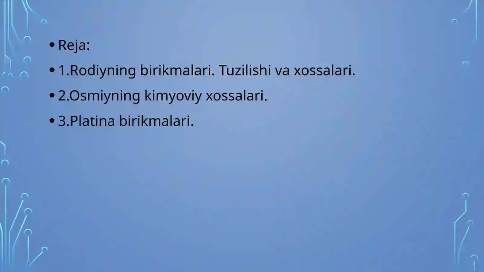 Rodiyning galogenli birikmalari olinishi va fizik kimyoviy xossalari 2