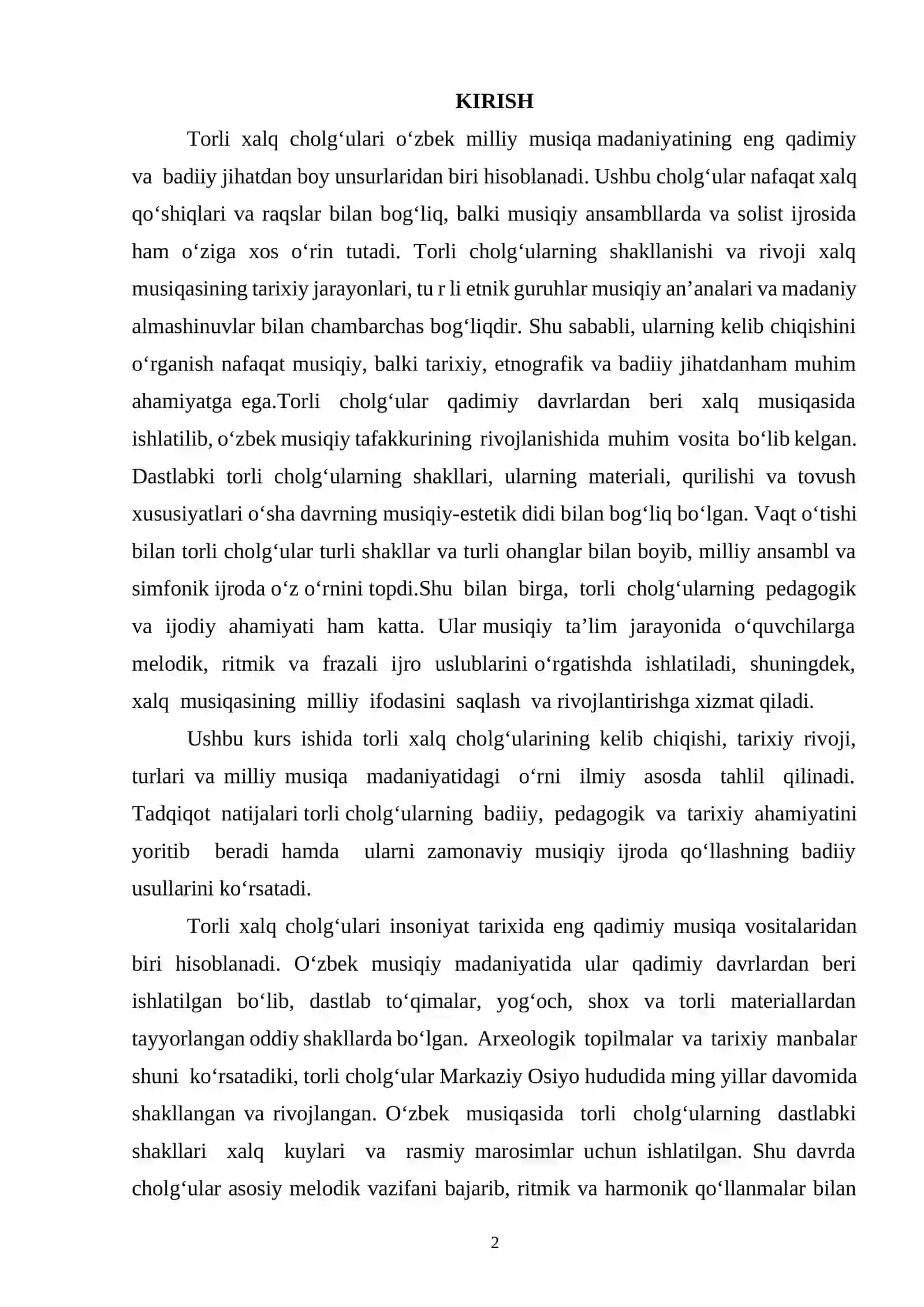 Sharq xalqlari torli cholgʻoʻlari 2