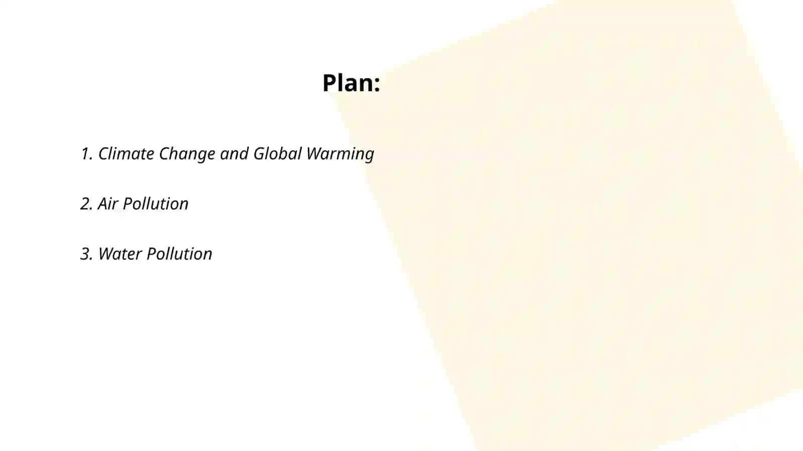 Ecological Problems 2
