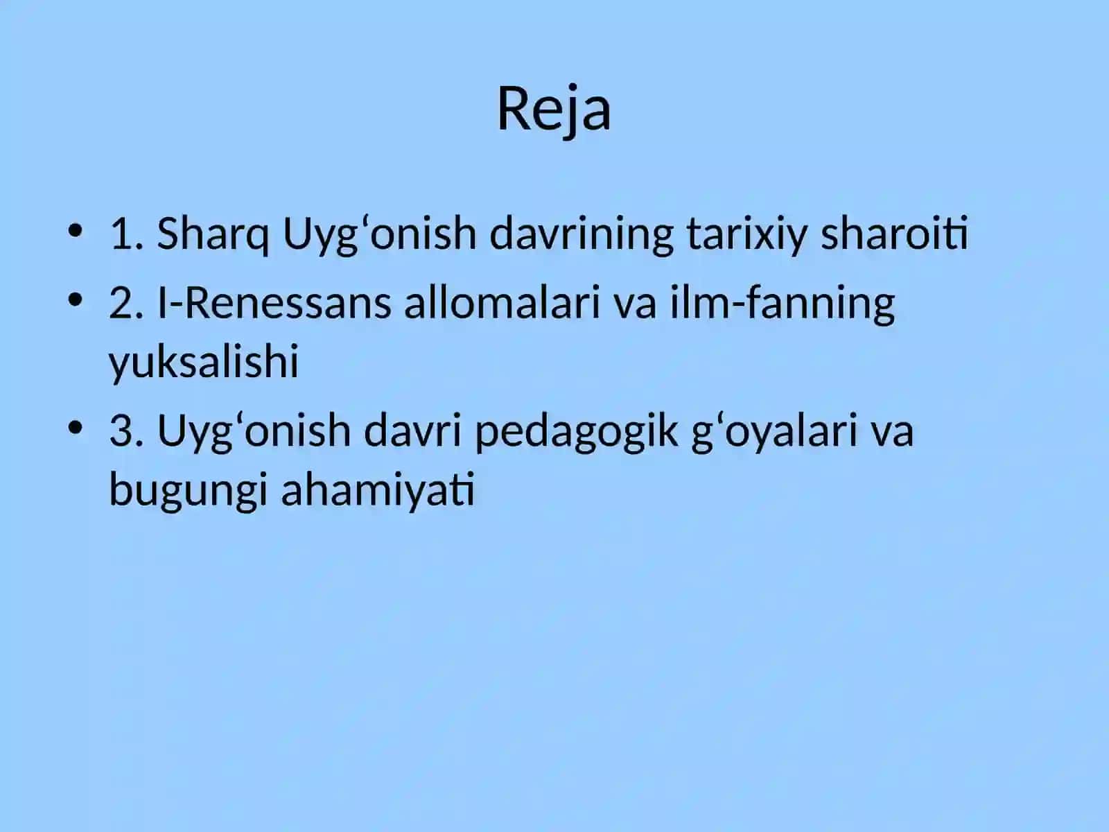Sharquyg‘onishdavrida(1-Renessans)ilm-fanvapedagikfikrlar 2