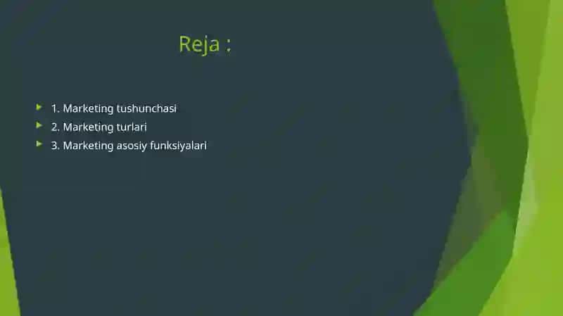 Marketingturlari va uning asosiy funksiyalari 2