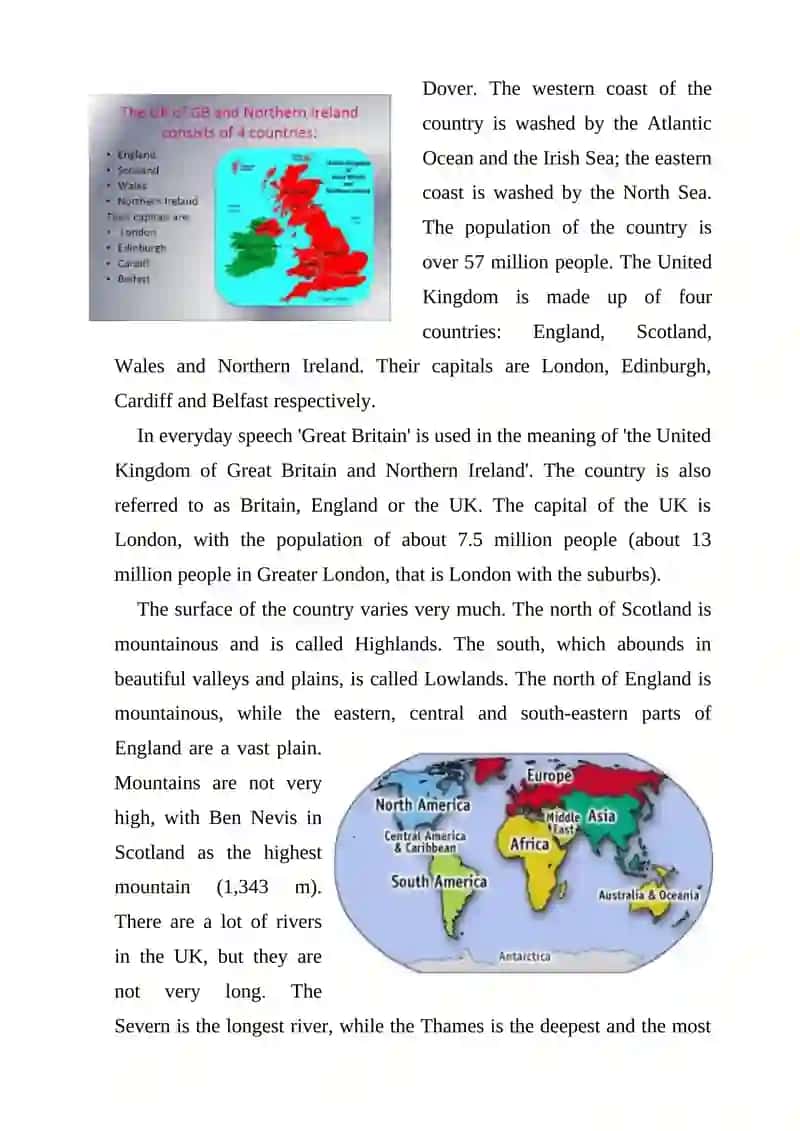 English Speaking Countries 2