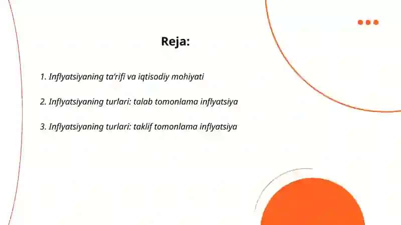 Inflatsiyaning mohiyati va kelib chiqish sabablari 2