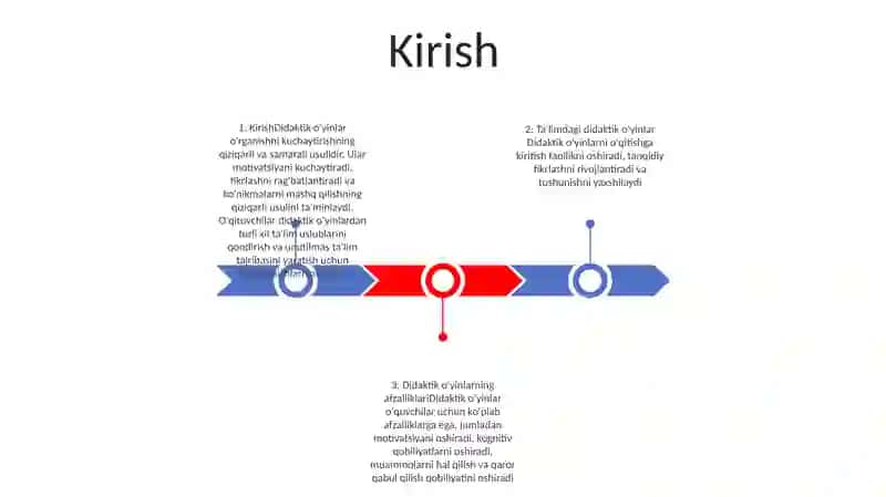 OʻQitishni Tashkil Qilishda Didaktik OʻYin Metodidan Foydalanish 2