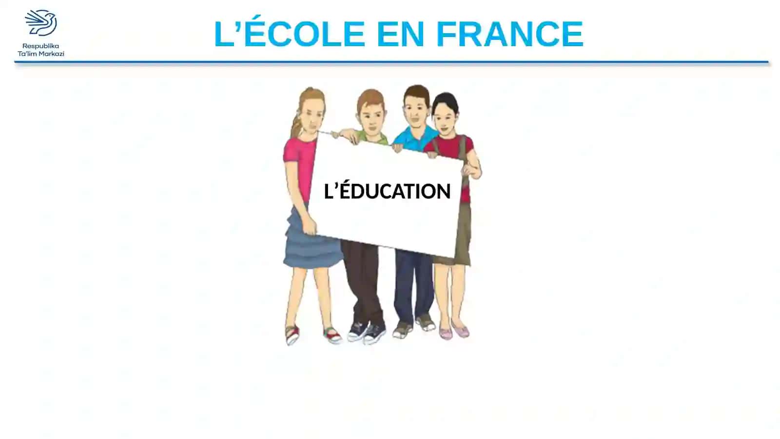 5-sinf Fransuz tili fanidan dars ishlanma. Ecole En France 2