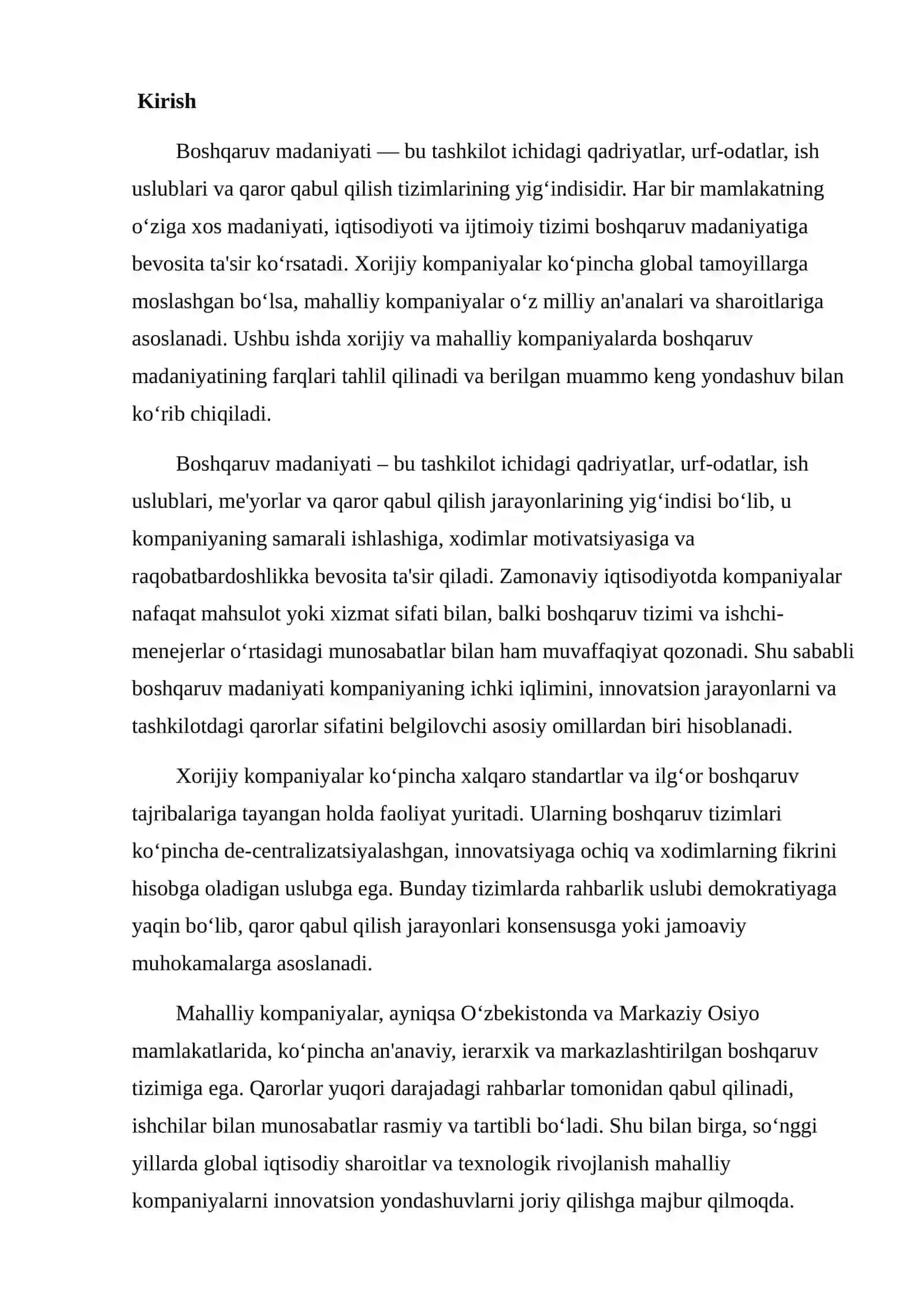 Boshqaruv madaniyati 2