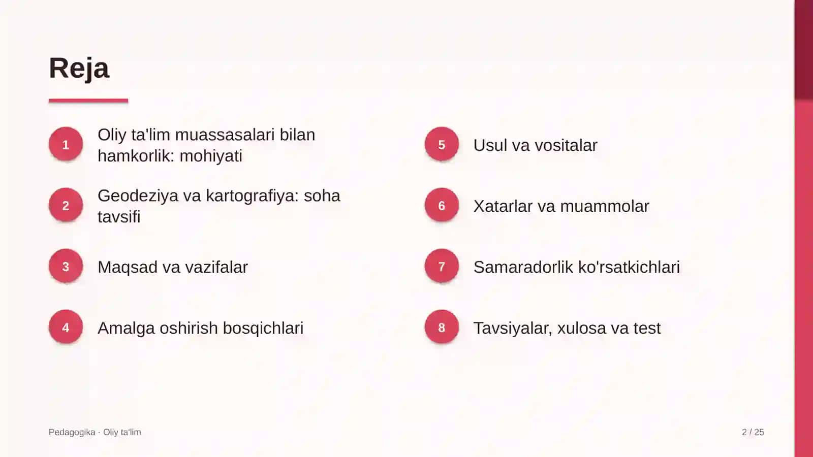 geodeziya va kartografiyada oliy ta'lim muassasalari bilan hamkorlik 5679 2