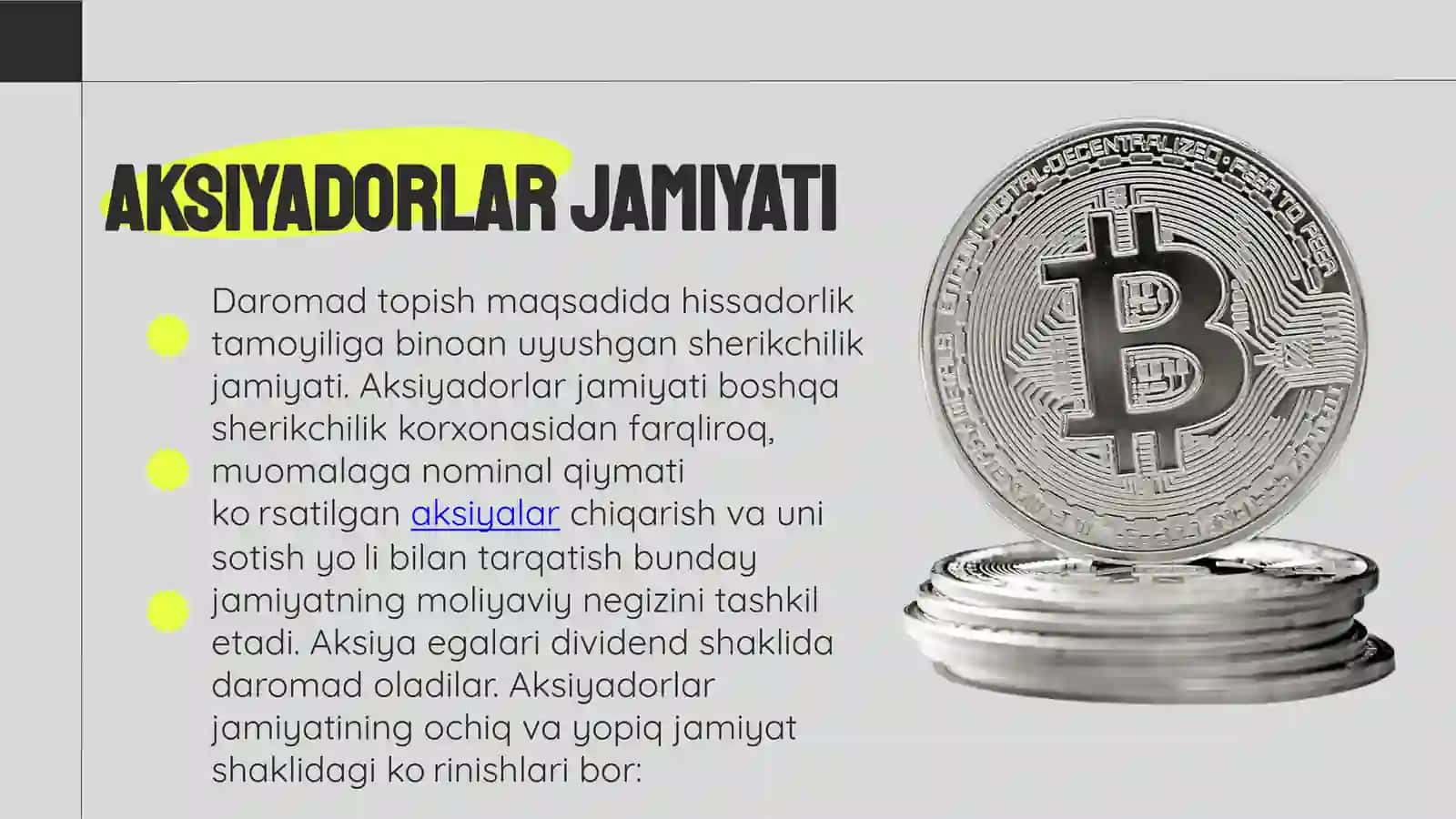 Aksiyadorlik jamiyatlari 2
