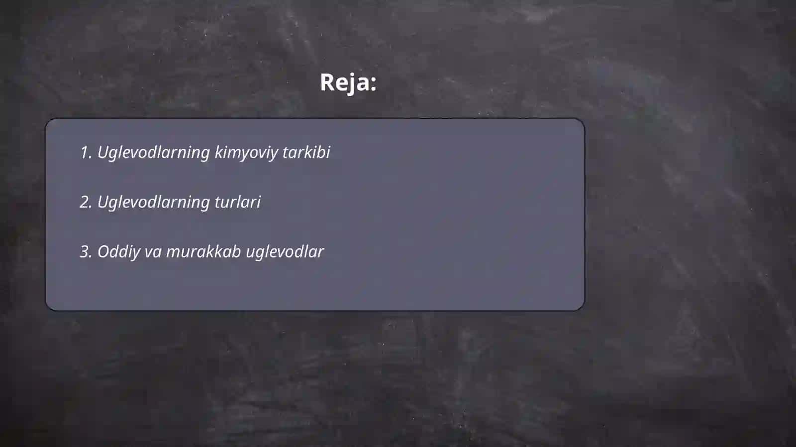 Uglevodlar 2