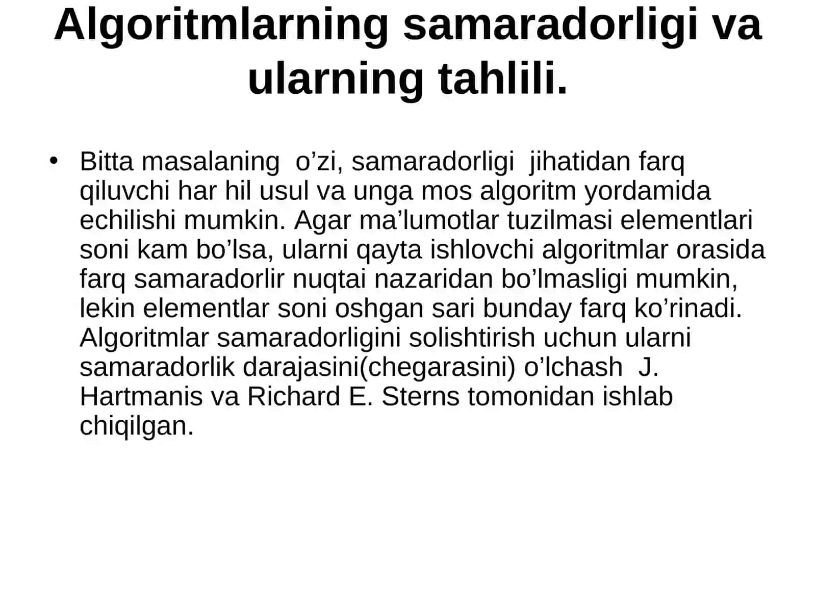 АLGORITMLARNINGEFFEKTIVLIGI 2