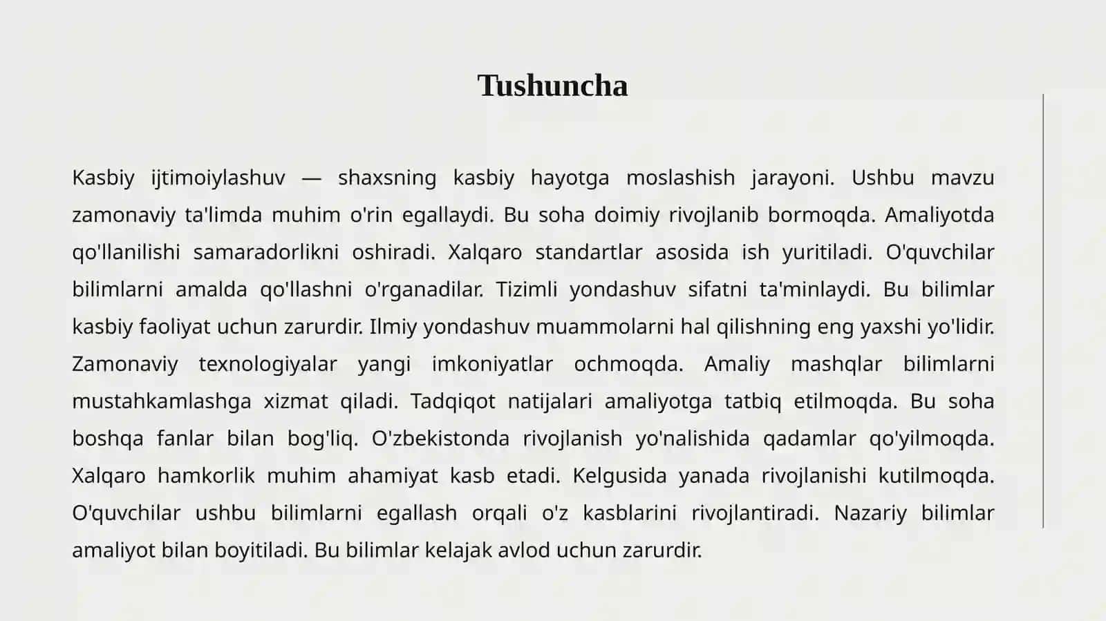 KASBIY IJTIMOIYLASHUV 2
