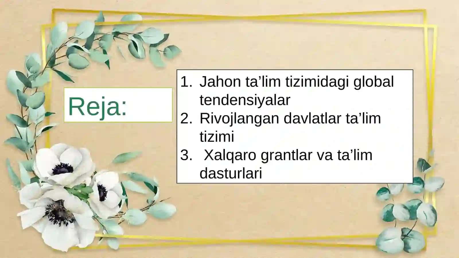 Hozirgidavrda jahon mamlakatlar ta’lim tizimi va pedagogika fani rivoji 2