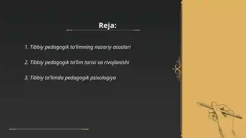 Tibbiy pedagogik ta‘lim 2