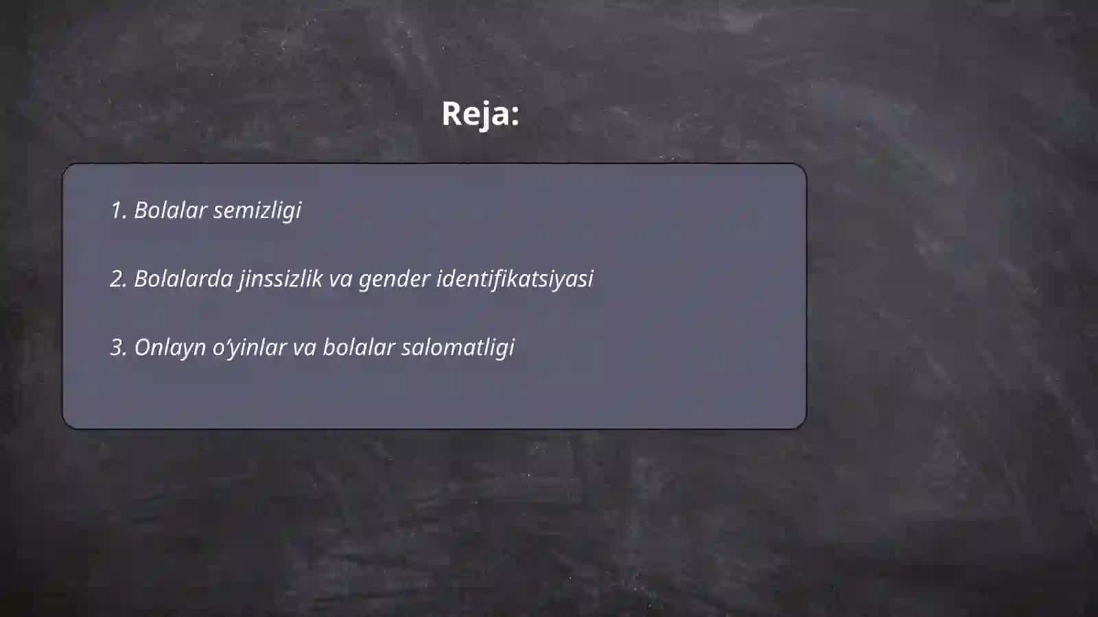 Bolalar salomatligining zamonaviy muammolari 2