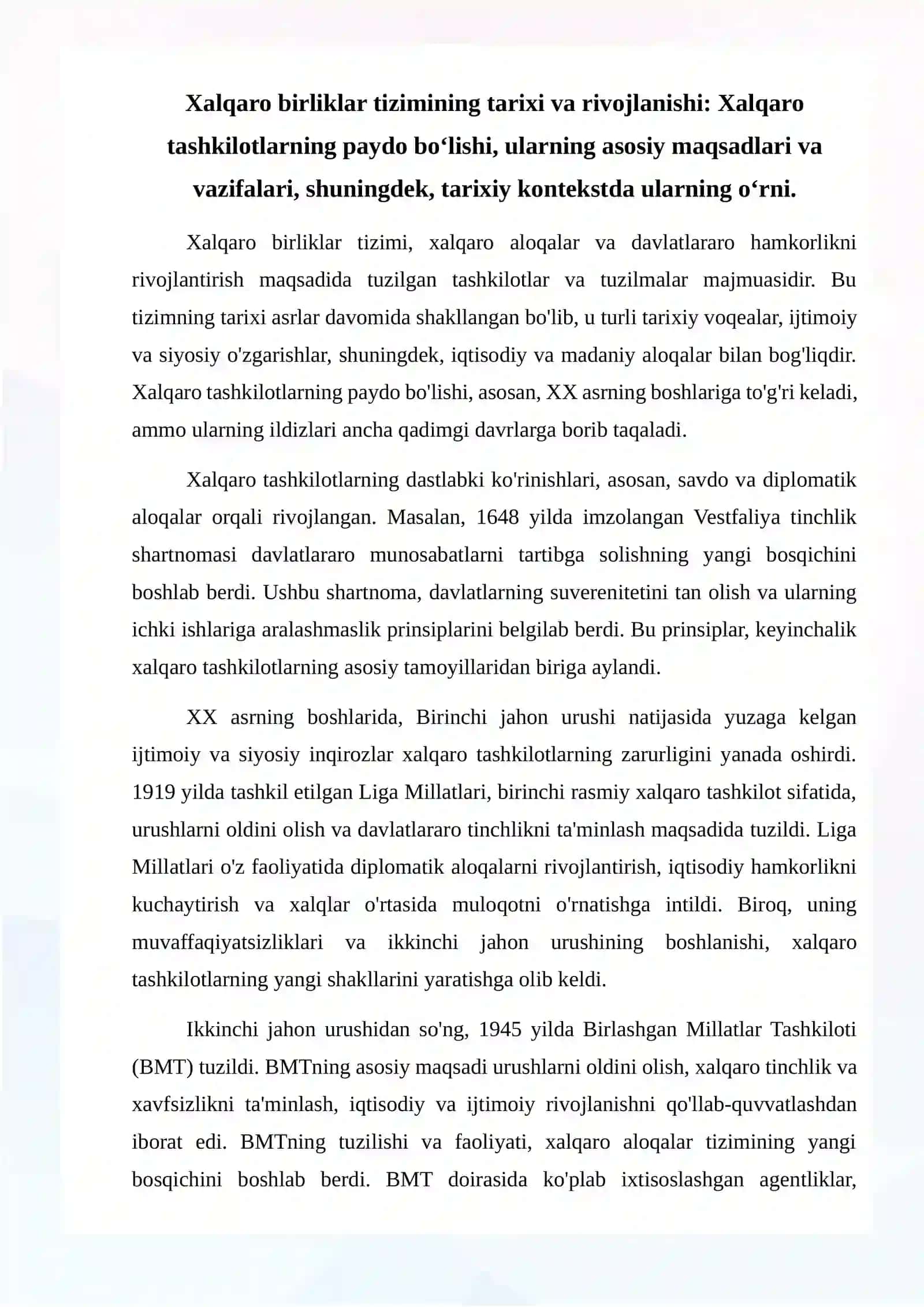 Xalqaro birliklar tizimi va uni tuzishning asosiy prinsiplari 2