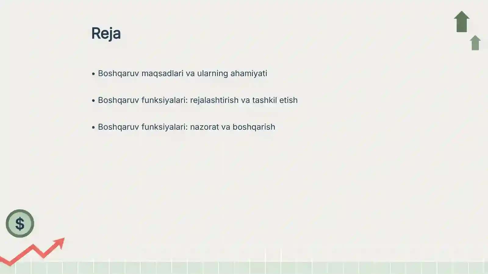 Boshqaruv maqsadi va funksiyalari 2