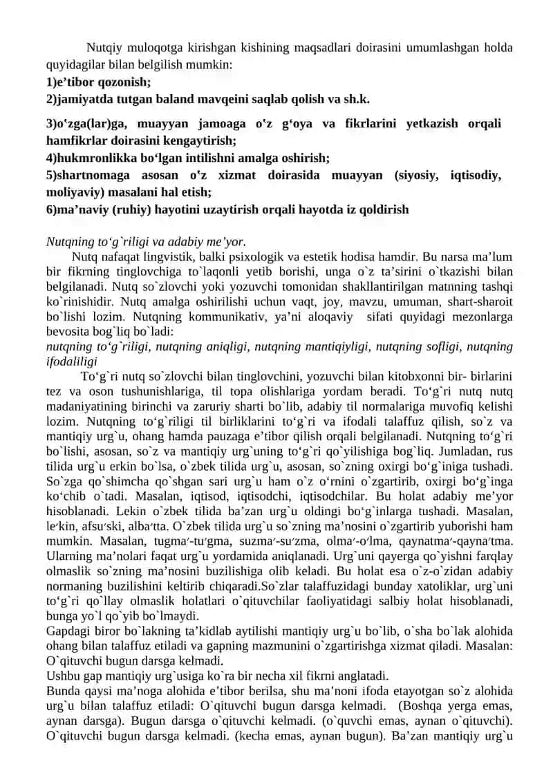 Nutq va Adabiy me'yor 2