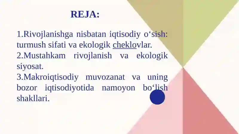 IQTISODIY RIVOJLANISH 2