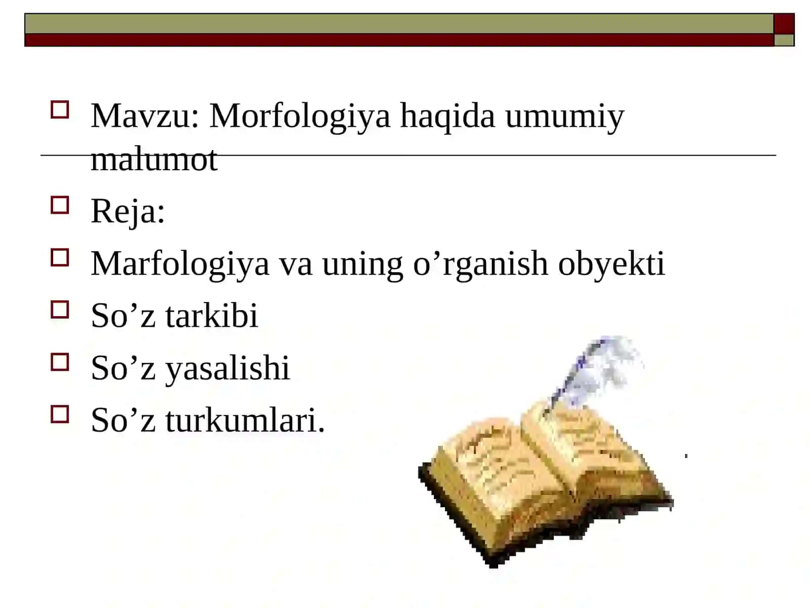 Morfologiya haqida umumiy malumot 2