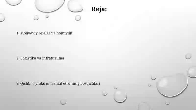 Qishki öyinlar tashkil etish 2