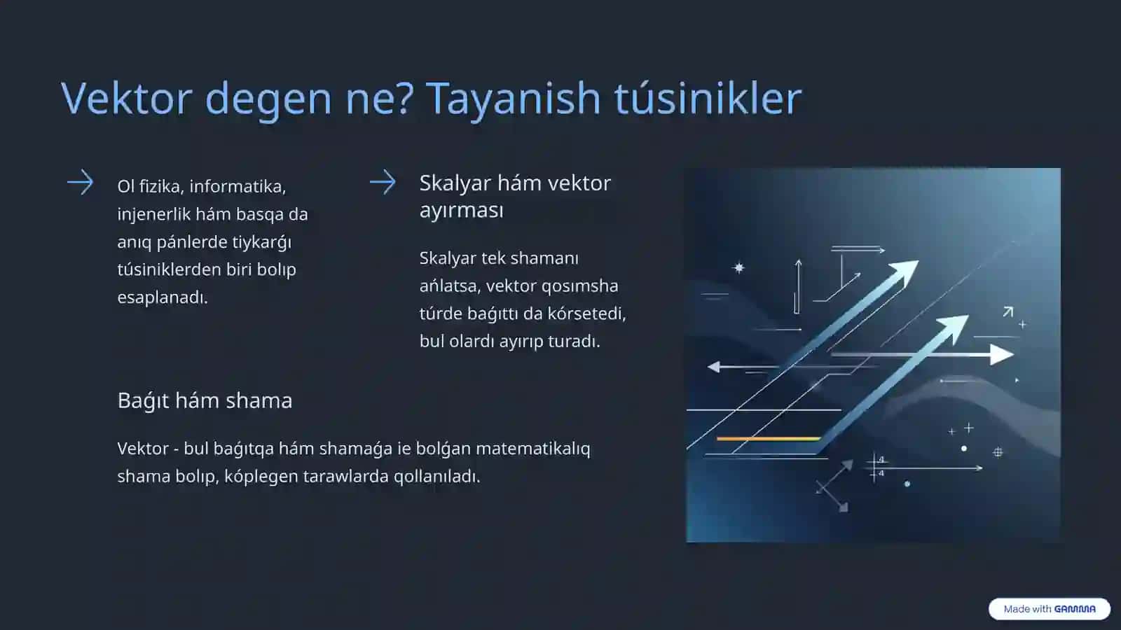 Vektorlaw usılları 2