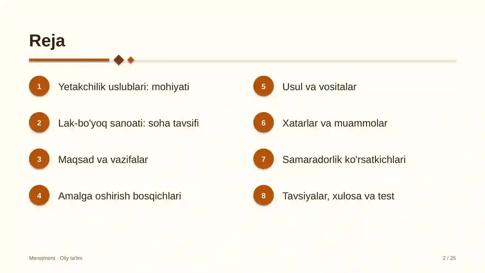 Lak-bo'yoq sanoatida yetakchilik uslublari 2