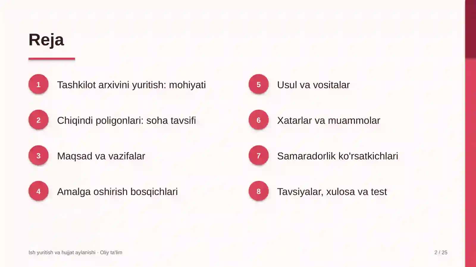 chiqindi poligonlarida tashkilot arxivini yuritish 7464 2