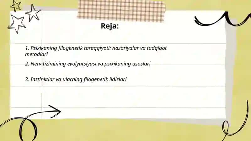 Psixikaning Filogenetik Taraqqiyoti 2