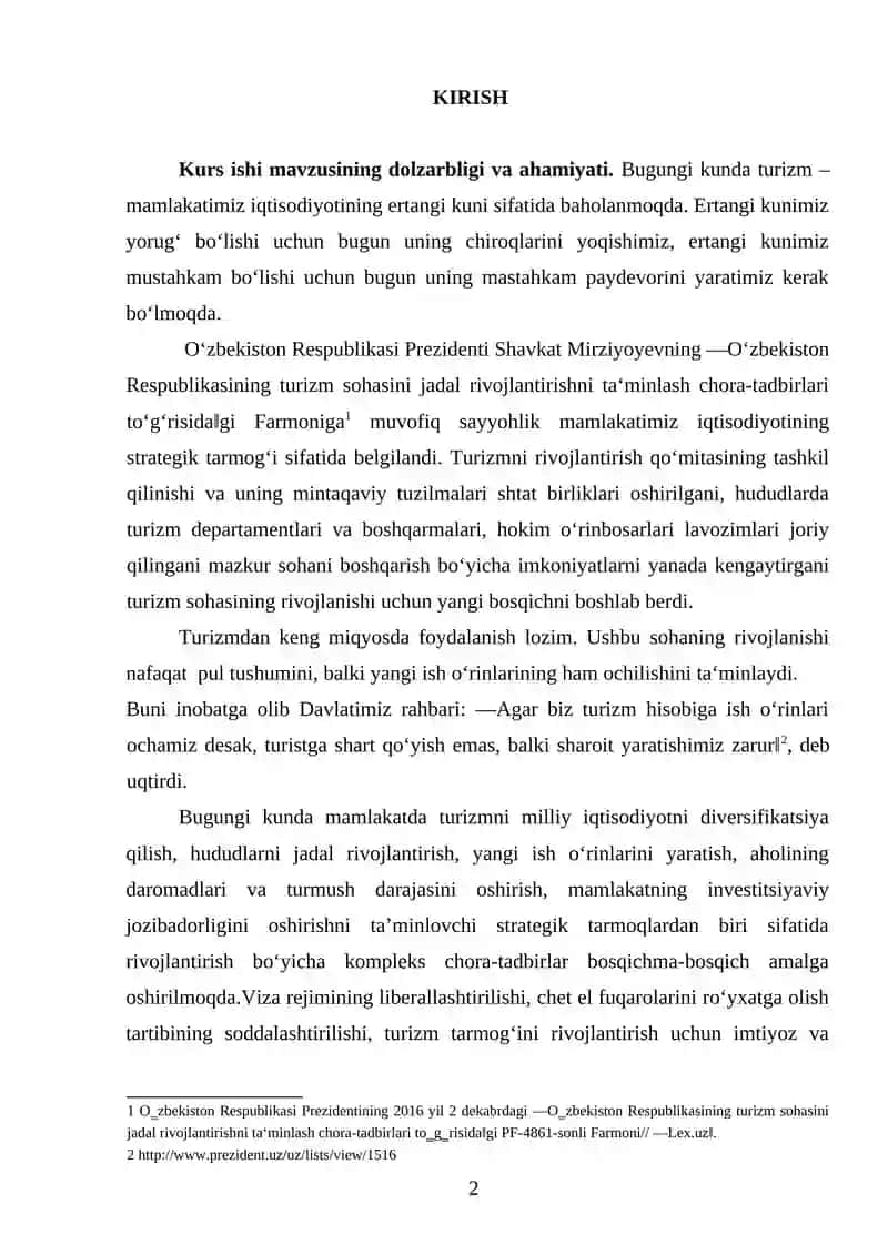 Kurs ishlar/Iqtisodiyot 2