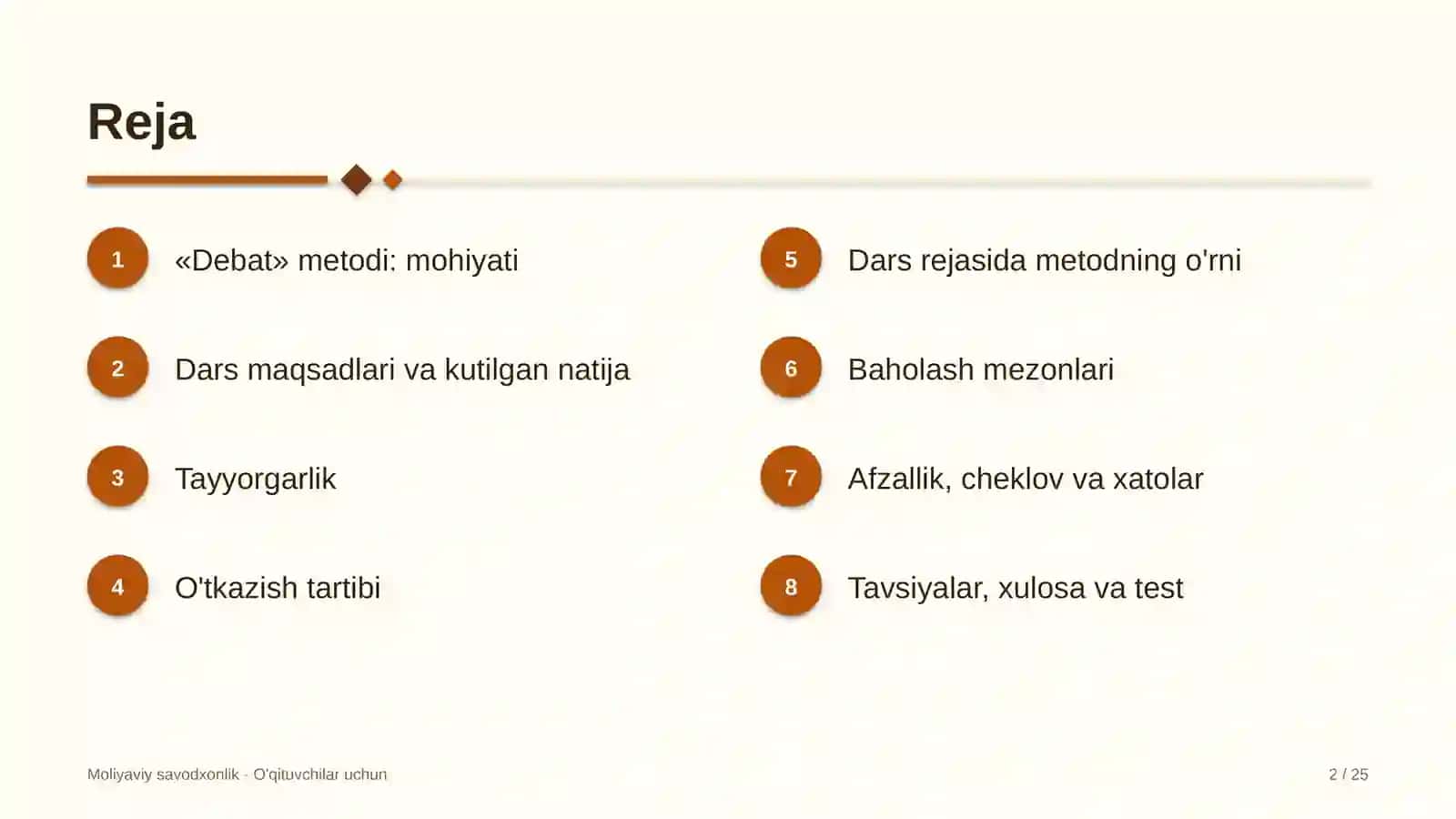 moliyaviy savodxonlik darslarida debat metodidan foydalanish 8993 2