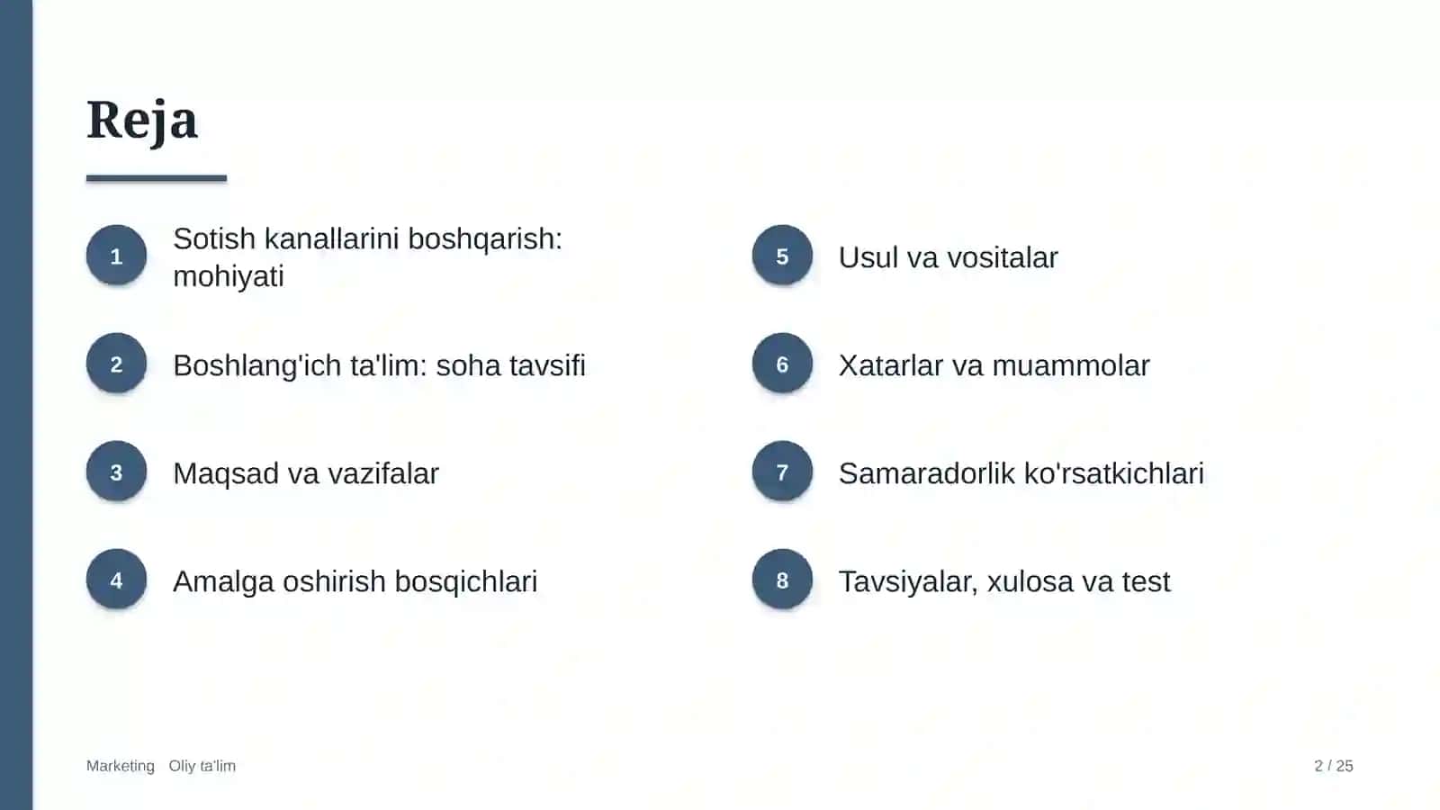 Sotish kanallarini boshqarish: mohiyati 2