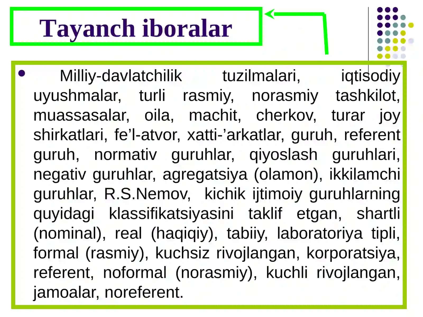 IJTIMOIY PSIXOLOGI-YADA GURUH VA JAMOA MUAMMOSI 2