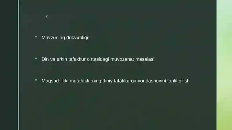 Din va hurfikrlik: Berdyaev va G‘azzoliy qarashlarining taqqoslanishi 2