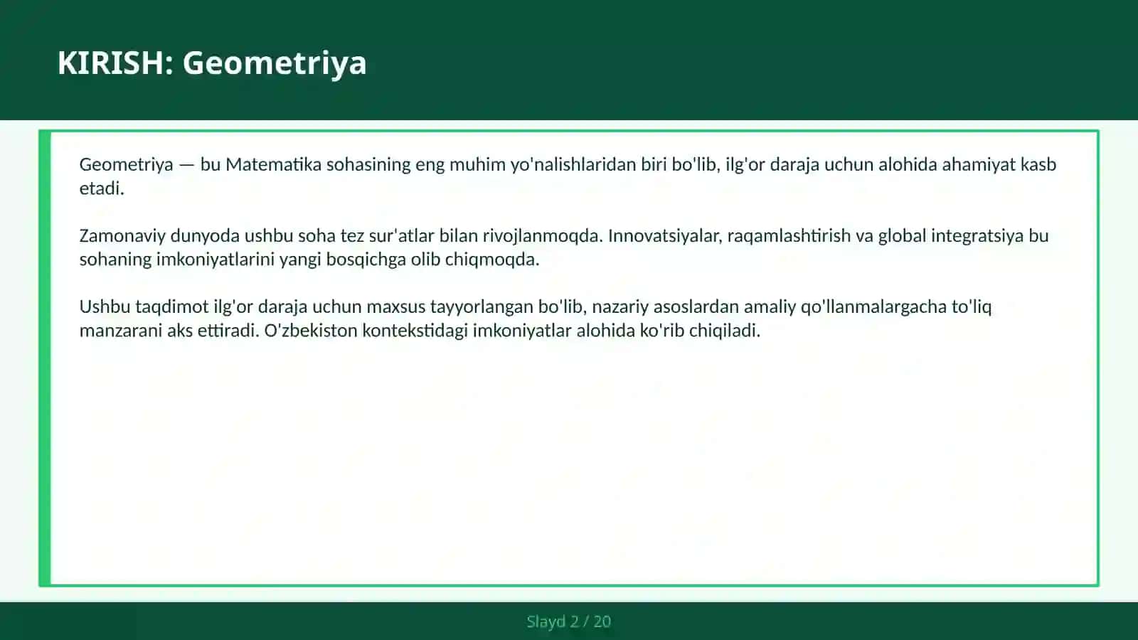 Geometriya 2