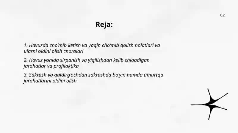 Suzish mashg'ulotlarida uchraydigan baxtsiz xotiralar va ularning oldini olish 2
