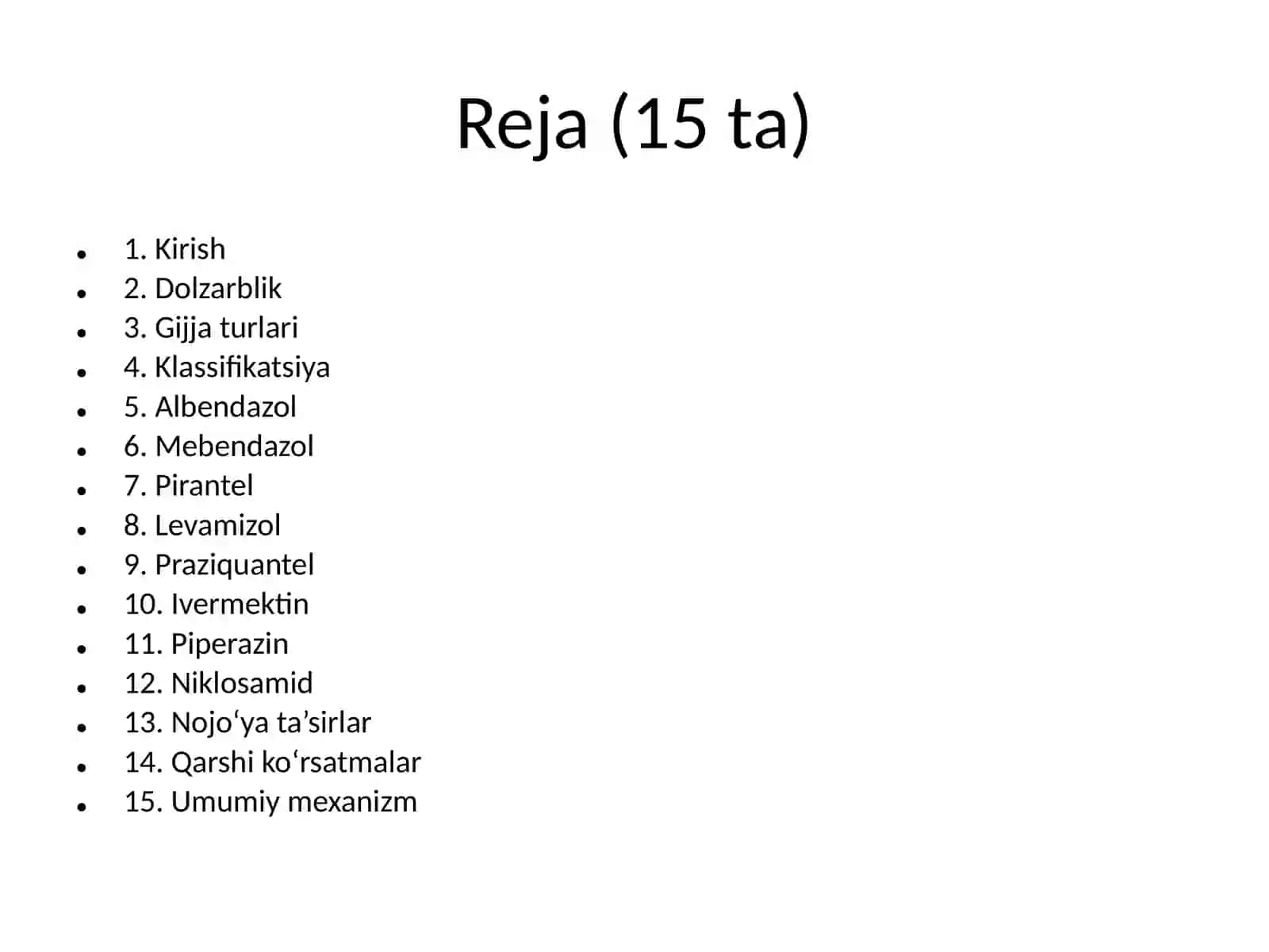 Gijja qarshi dori vositalari 2