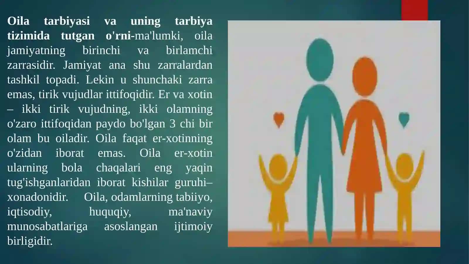 Oilada tarbiya asoslar 2