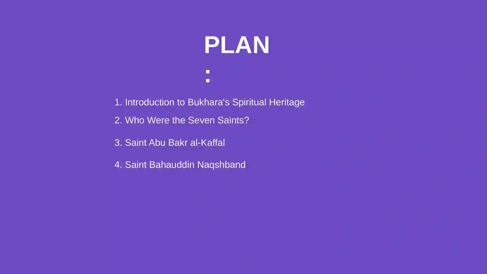 Seven Saints of Bukhara 2