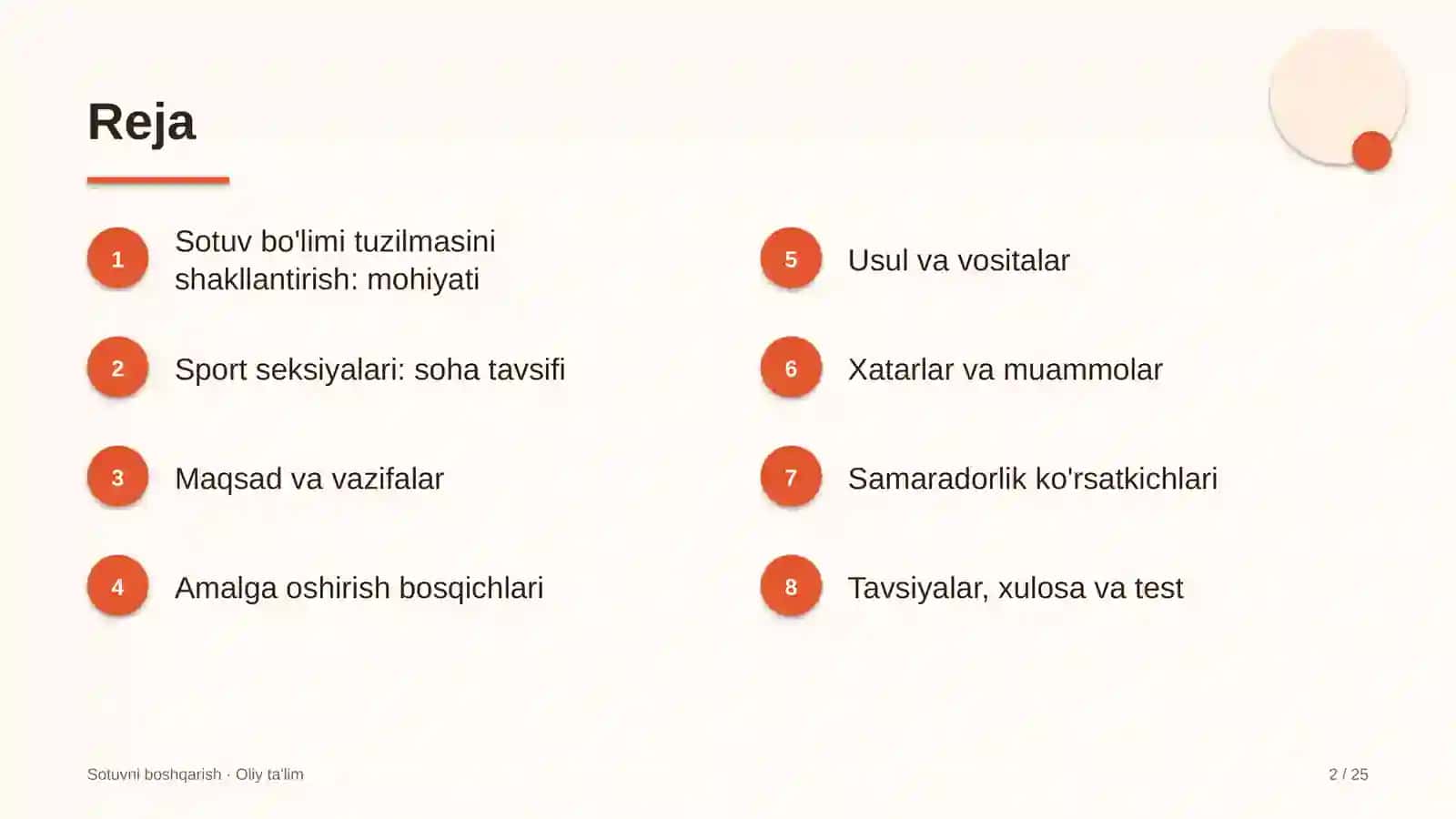 sport seksiyalarida sotuv bo'limi tuzilmasini shakllantirish 4469 2