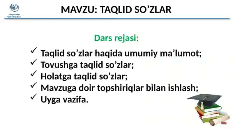 Taqlid So'zlar 2