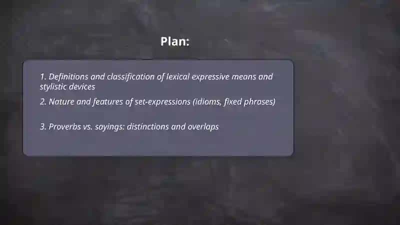 Lexical expressive means and stylistic device 2