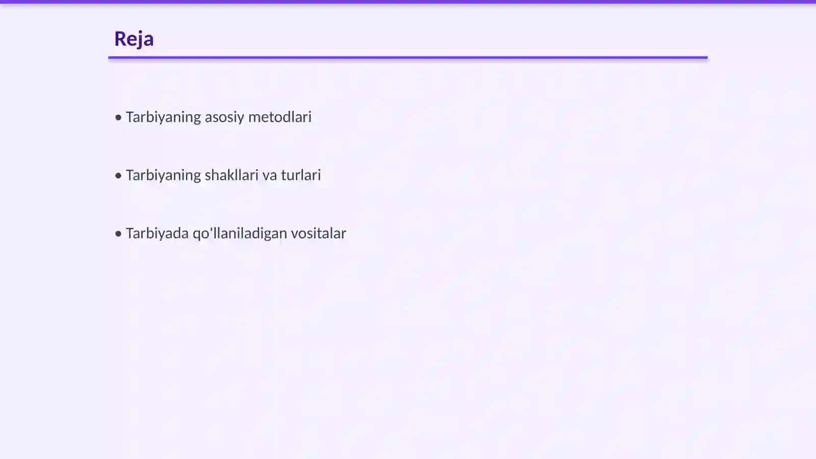 Tarbiyaning umumiy metodlari, shakllari va vositalari 2