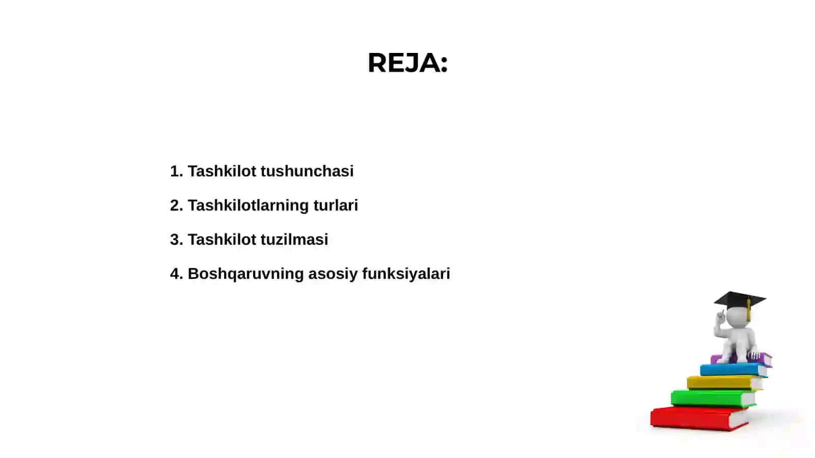 Tashkilot va ularni boshqarish 2