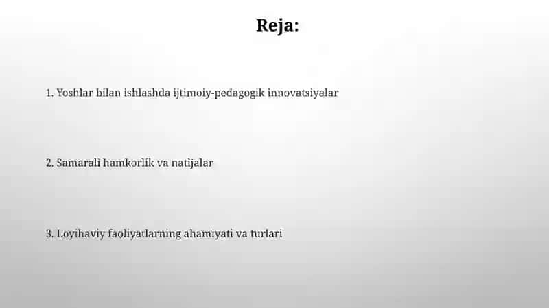Yoshlar bilan ishlashda ijtimoiy-pedagogik innovatsiyalar 2