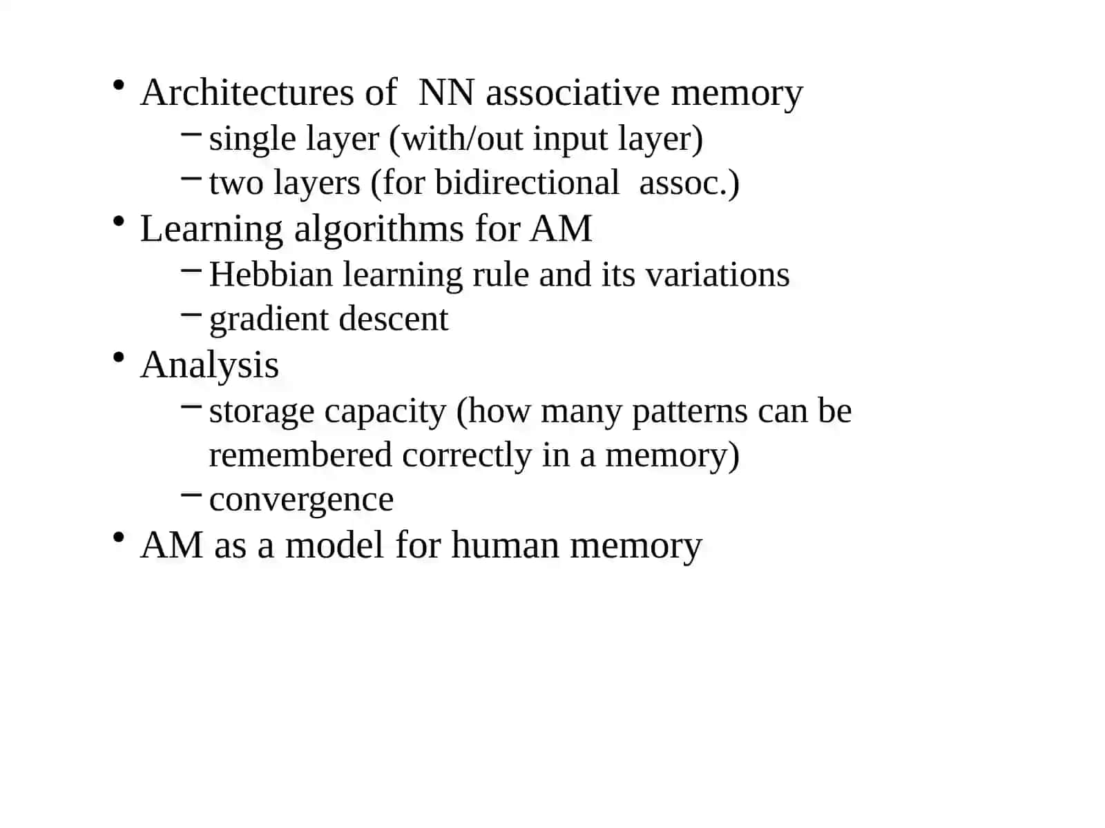 Chapter3 Pattern Association & Associative Memory 2