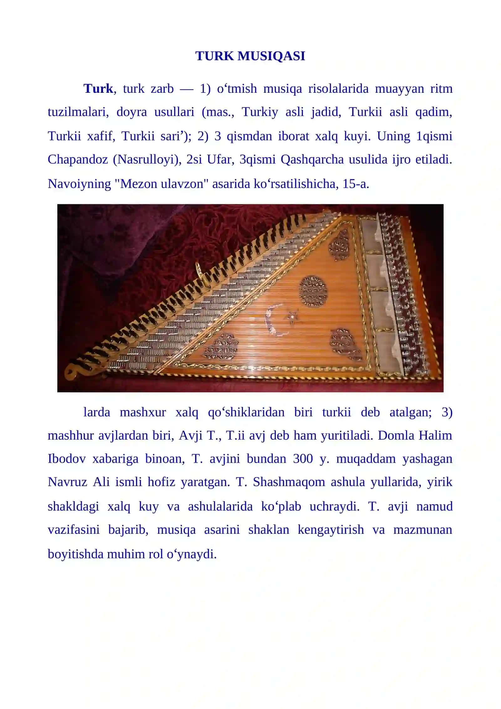 TURK VA OZARBAYJON MUSIQASI 2