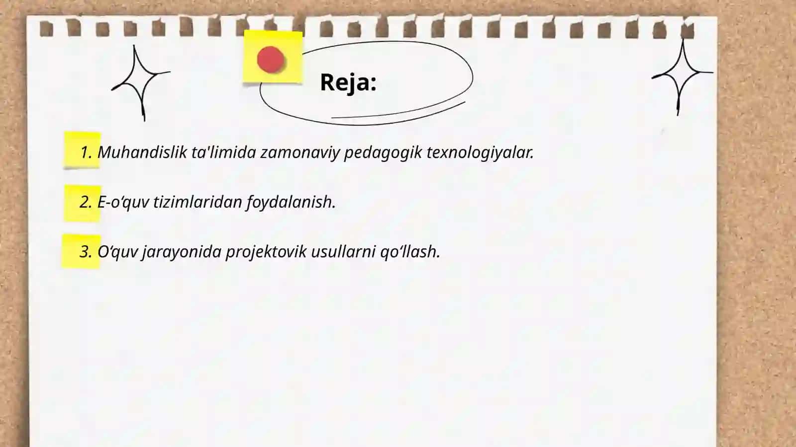 Muhandislik Ta'limida Innovatsion Ta'lim Texnologiyalaridan Samarali Foydalanish 2