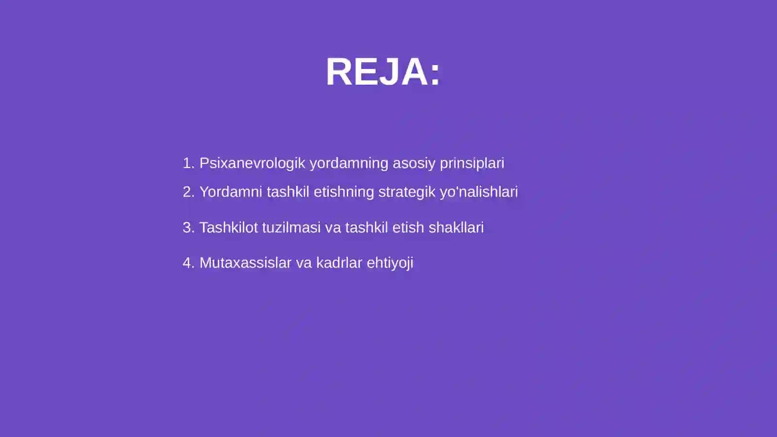 Psixanevrologik yordamni tashkil etishning asosiy masalalari 2