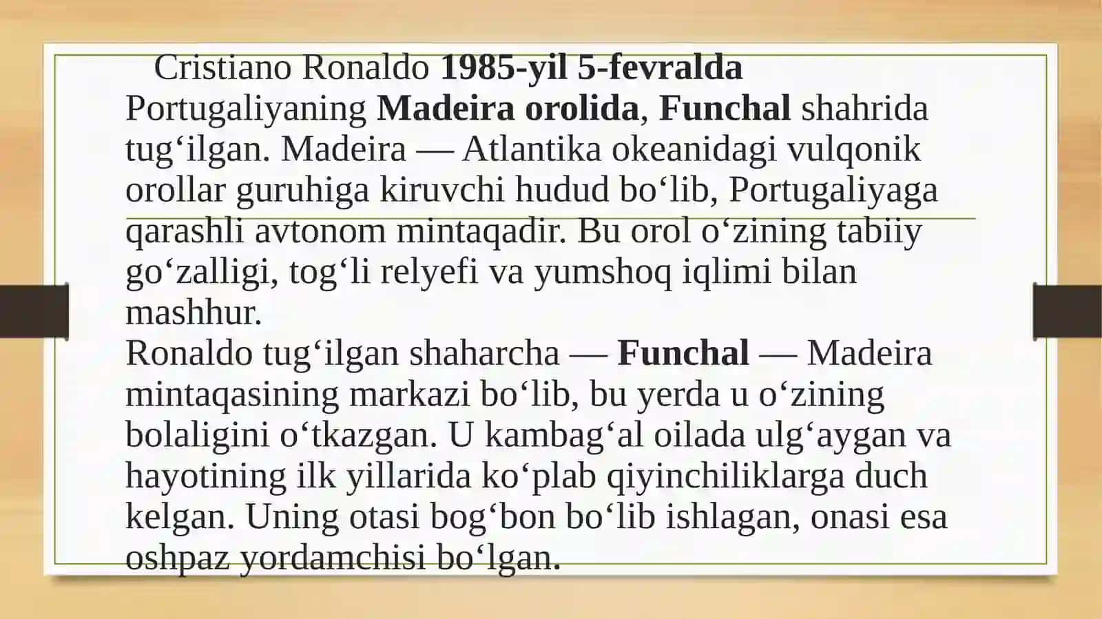 CRISTIANO RONALDO HAYOTI 2