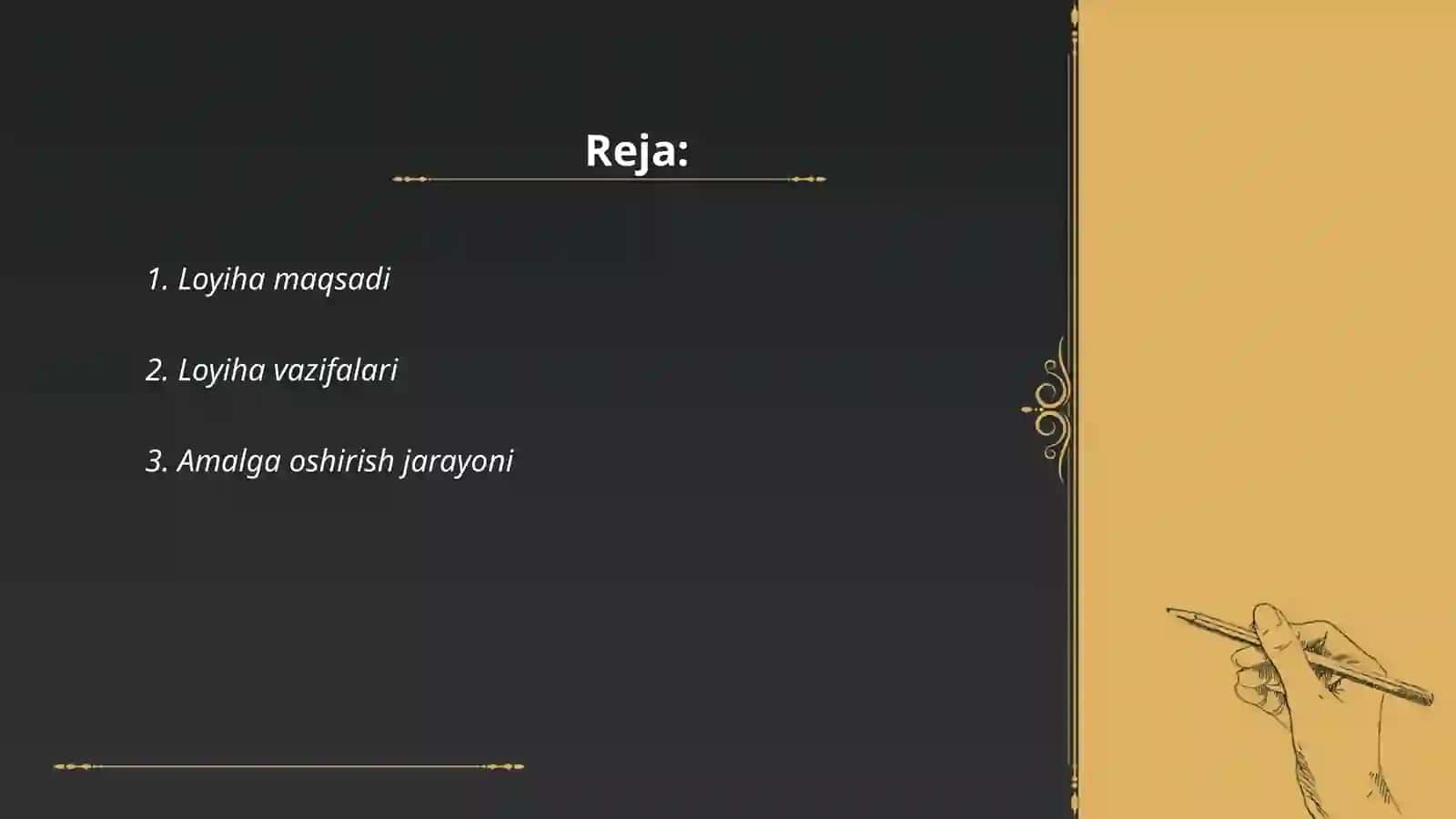 Loyiha Maqsadi 2